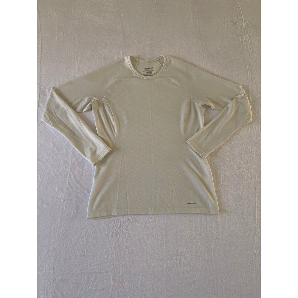 Patagonia Capilene 3 Midweight Base Layer Top Cream Women Small 44431 FA12